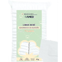 ALGODAO QUADRADO BEBE LARA 100G