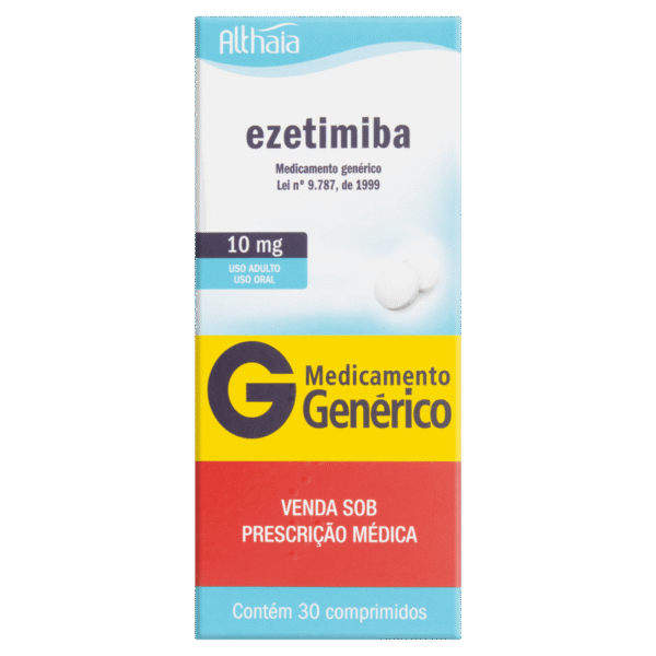 EZETIMIBA 10MG CX 30 COMP REV