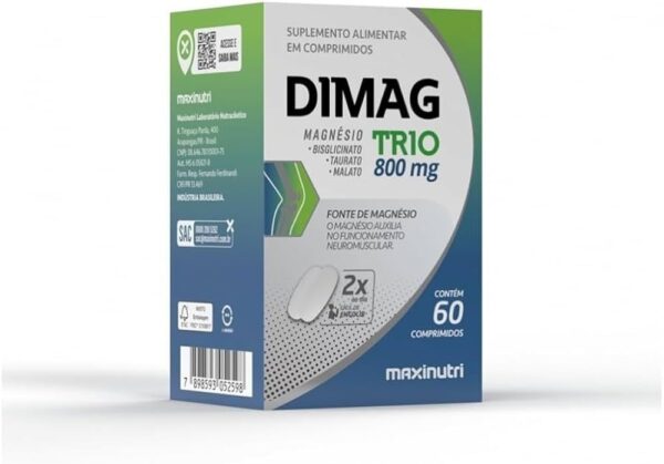DIMAG TRIO C/60 CAPS   DIMAGNESIO MALATO+BISGLICI+