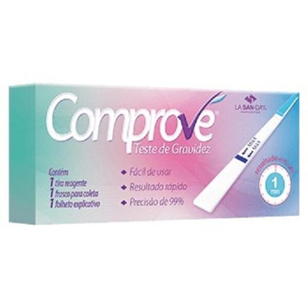 TESTE DE GRAVIDEZ COMPROVE TIRAS