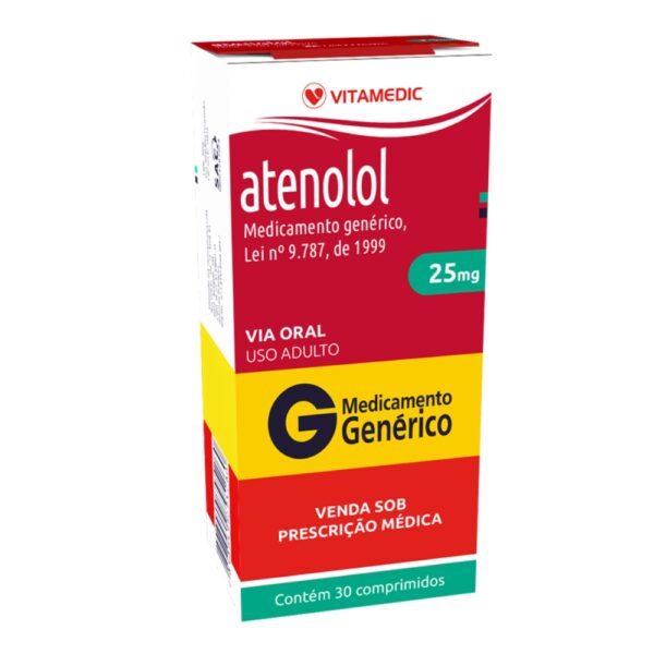 ATENOLOL 25MG 30 CP VITAMEDIC