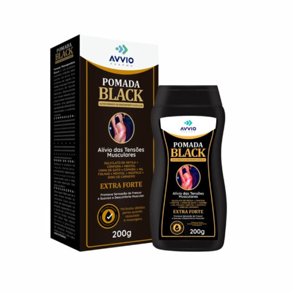 POMADA BLACK AVVIO 200G