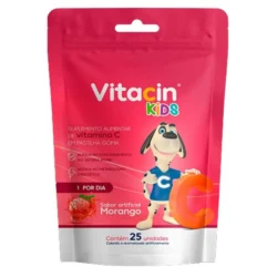 VITACIN KIDS GOMA C/25UND MORANGO