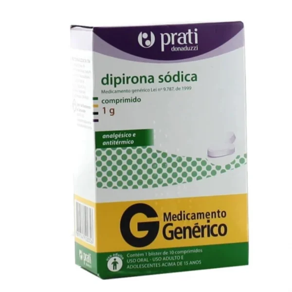 DIPIRONA SODICA 1000MG CX 20 COMP