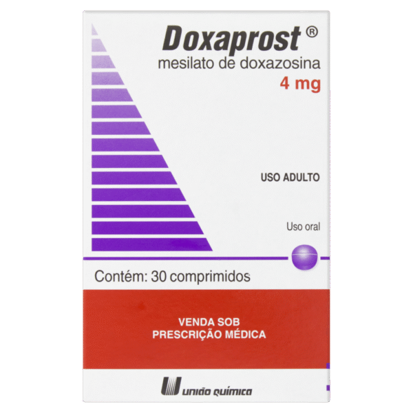 DOXAZOSINA 4MG CX 30 COMP