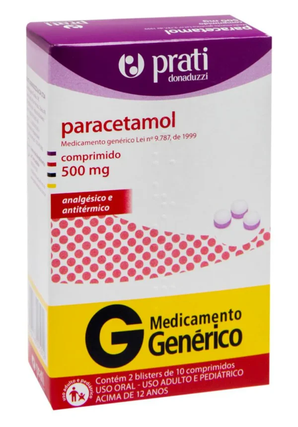 PARACETAMOL 500MG 20 CPS