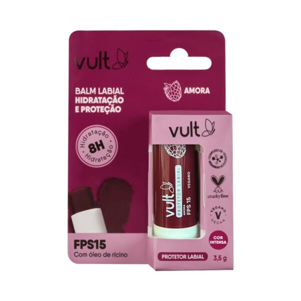 BALM PROTETOR LABIAL AMORA VULT 3,5G