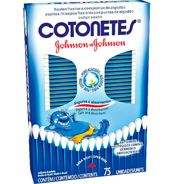COTONETES J&J 75 UNIDADES