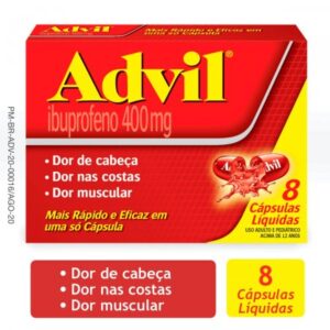 ADVIL 400 MG C/8 CPS