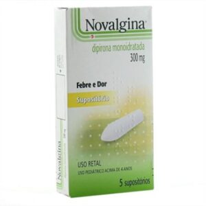 NOVALGINA 300 MG INF C/5 SUP