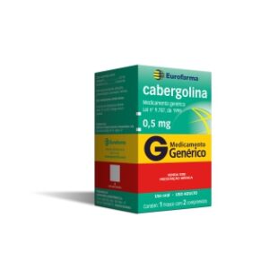 CABERGOLINA 0,5 MG C/02 CPR