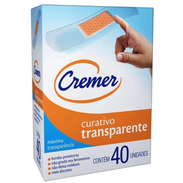 CURATIVOS CREMER TRANSP C/40UN