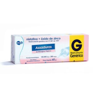 NISTATINA+OXIDO DE ZINCO 100.000UI POM C/60 GR