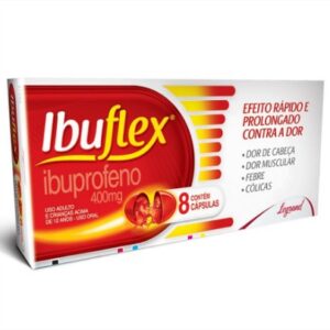 IBUFLEX 400 MG C/08 CAPS GEL