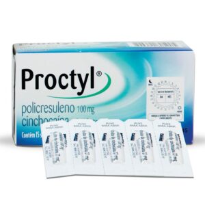 PROCTYL 100+27 MG C/15 SUP RET