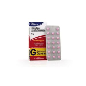 DEXCLORFENIRAMINA 2 MG C/20 CPR