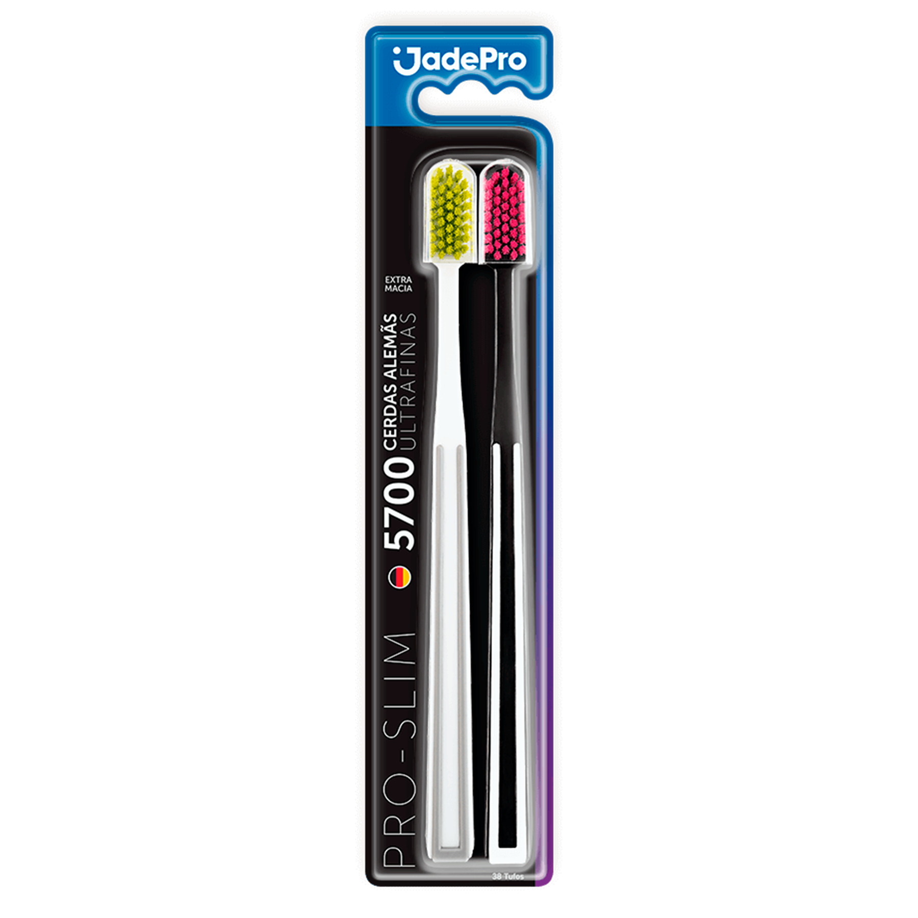 ESCOVA DENTAL EXT.MACIA PRO SLIM C/2+LIMP(742)