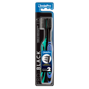 ESCOVA DENTAL MACIA PRO BLACK C/2 (732) JADEPRO