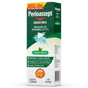 PERIOASSEPT ANTISSEP. BUCAL C/ ALCOOL 250 ML
